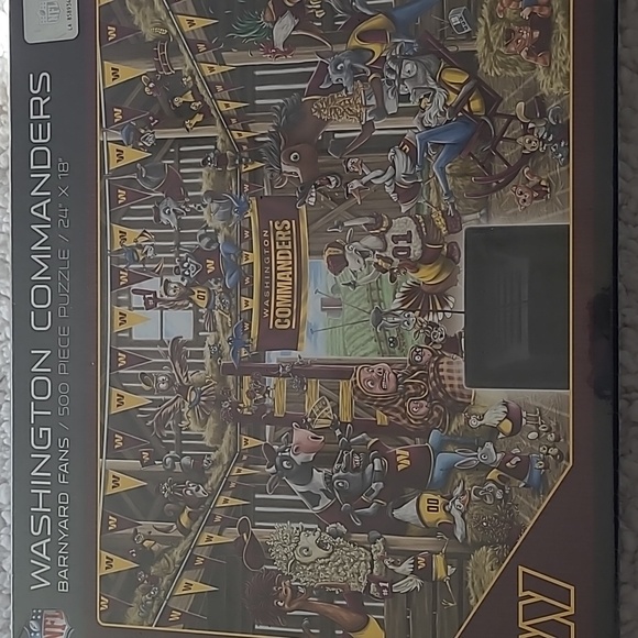 Washington Commanders 500 Piece Puzzle NWOT Unopened - Picture 5 of 5
